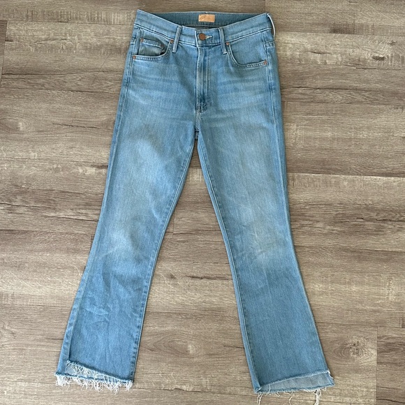 MOTHER The Insider Crop Step Fry Hold My Hand Size 26 - Picture 3 of 12